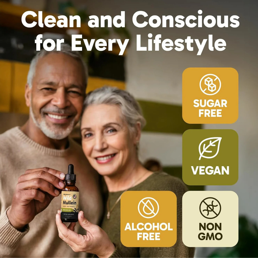 New Maximum Potency Mullein Drops For Cough Control & Lung Rejuvenation
