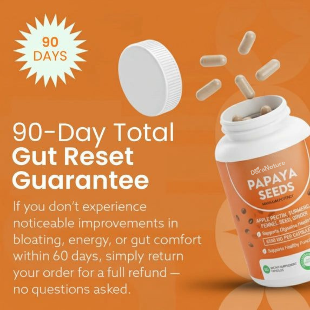 DoreNature™ Papaya Seeds – The Complete Gut Reset Formula